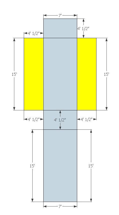 A shoe box measures 15 in by 7 in by 4 1/2 in. What is the surface area of the box-example-3