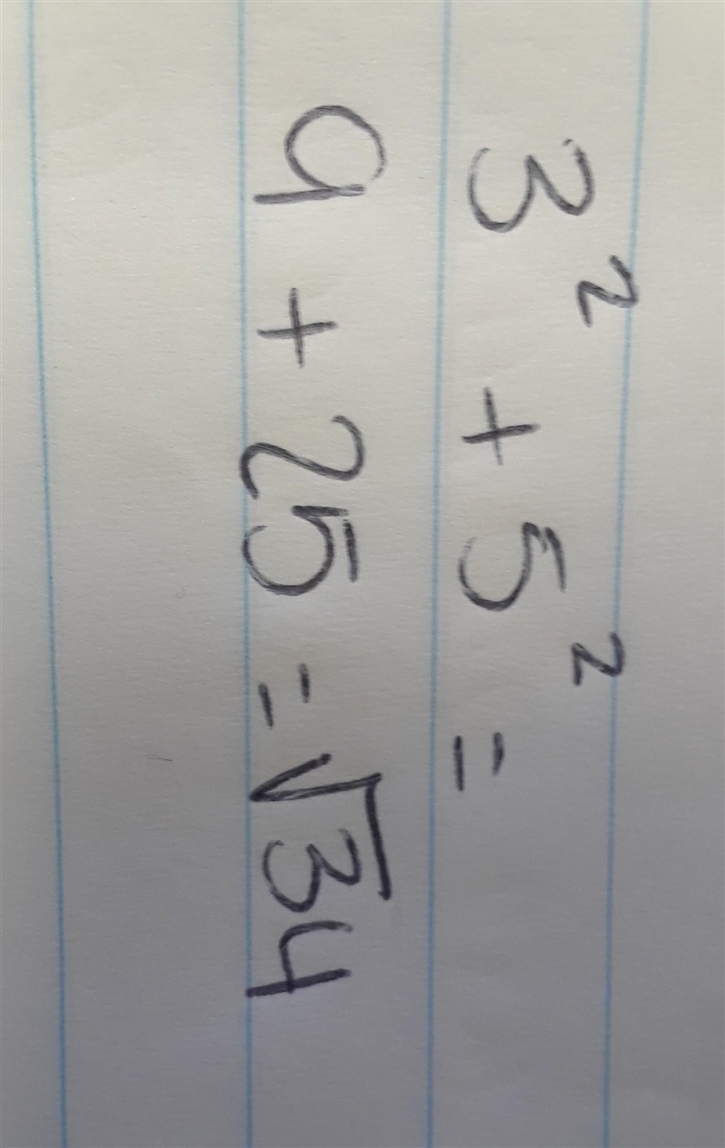 Examine the right triangle. What is the length of the hypotenuse, c? Answers are in-example-1