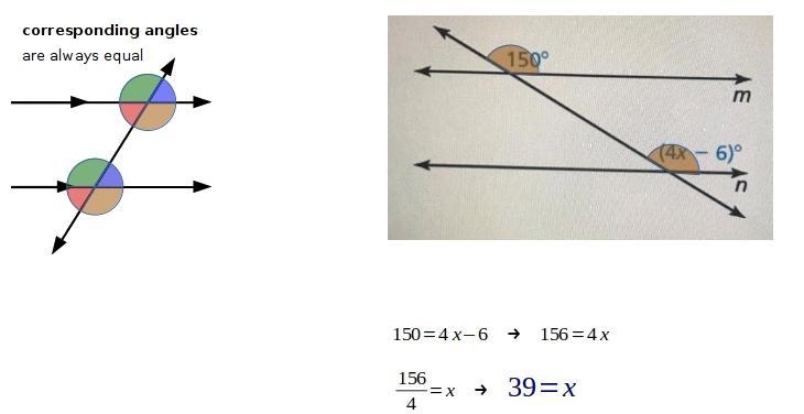 Does anyone know how to do this? How do you know if you do just 150=4x-6 OR 150+4x-example-1