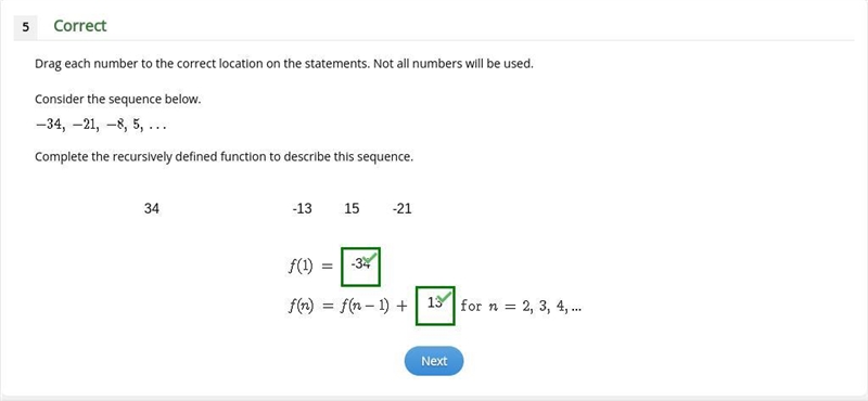 Can someone pease help Consider the sequence below. Complete the recursively defined-example-1