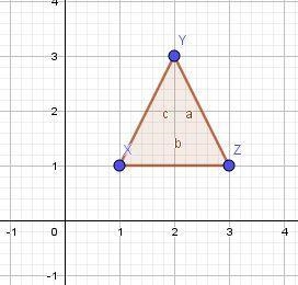 A composition of transformations maps ΔXYZ to ΔX"Y"Z". The first transformation-example-1