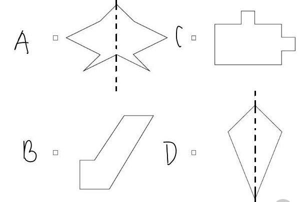 1. Which figure has reflection symmetry? 2. Select all the polygons that have reflection-example-2