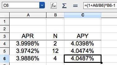 Bianca has a choice between three savings accounts. Savings account A has an APR of-example-1