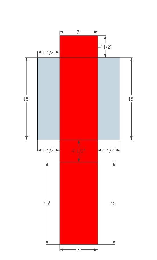 A shoe box measures 15 in by 7 in by 4 1/2 in. What is the surface area of the box-example-2