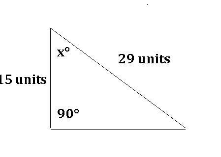 What is the value of x in this triangle? Enter your answer as a decimal in the box-example-1