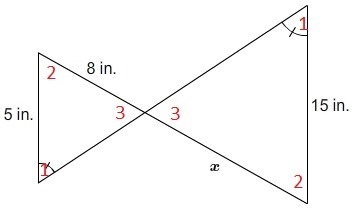 NEED HELP ASAP 70 POINTS What is the value of x? Enter your answer in the box. x = in-example-1