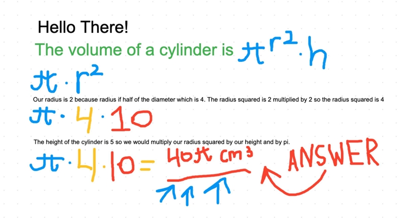 What is the volume of the cylinder-example-1