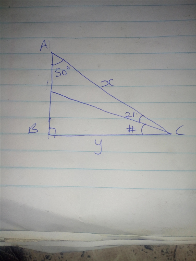 Find the values of x and y to the nearest tenth. Show your work-example-1