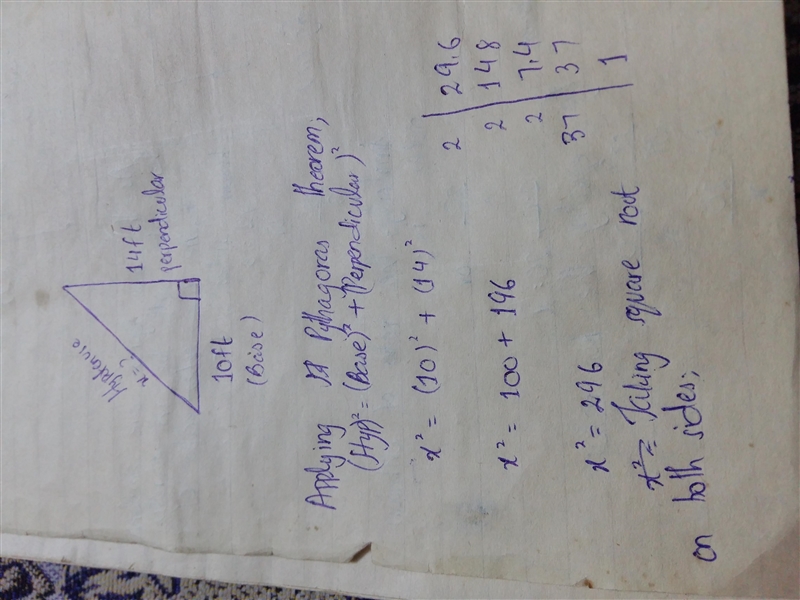 PLEASE ANSWER ASAP!!! Find the length of the missing side. Leave your answer in simplest-example-1