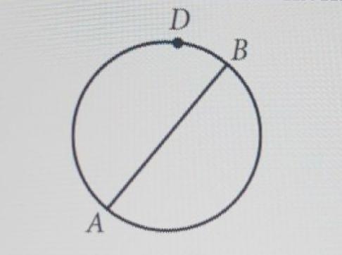 In the circle to the left, segment ABABA, B is a diameter. If the length of arc \stackrel-example-1