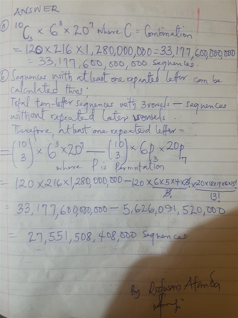 Assume that a vowel is one of the letters A, E, I, O, U, or Y (for the purposes of-example-1