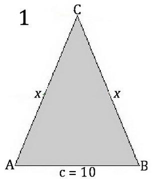 The perimeter of an isosceles triangle is 36. One side is 10. What are the possible-example-1