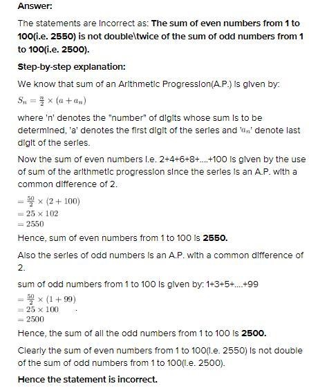 A student wanted to find the sum of all the even numbers from 1 to 100. He said: The-example-1