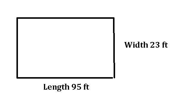 Kelly has 236 feet of fence to use to enclose a rectangular space for her dog. She-example-1