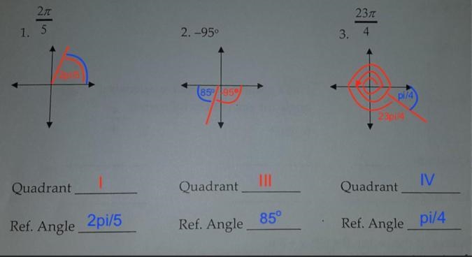 Sketch the following in standard position. Determine the quadrant the angle lies in-example-1