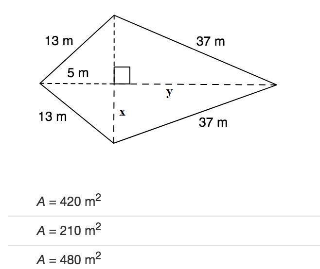 Identify the area of the kite. Please help!!-example-1