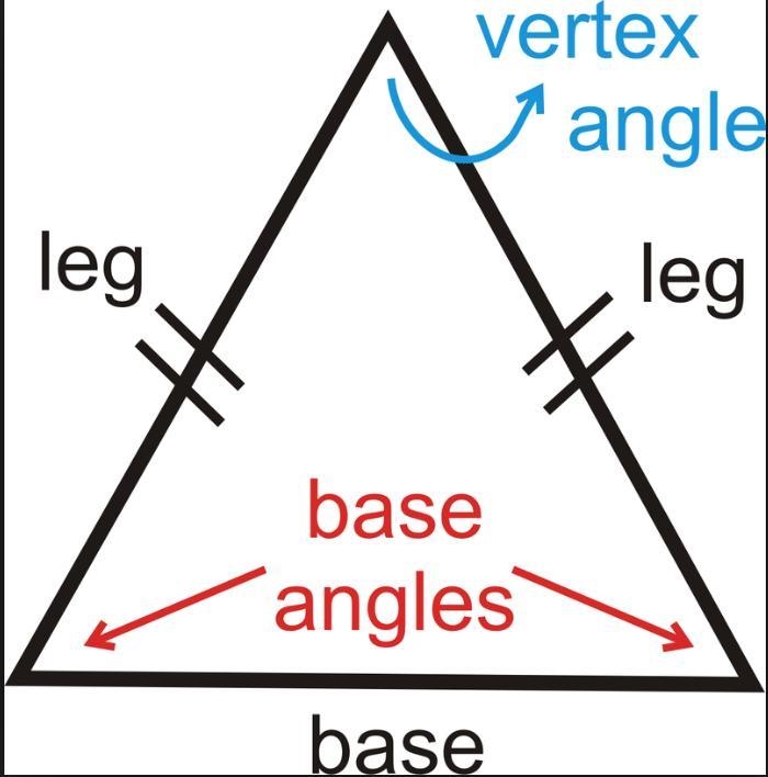 Find the value of x in the triangle shown below. This question is Find angles in isosceles-example-1