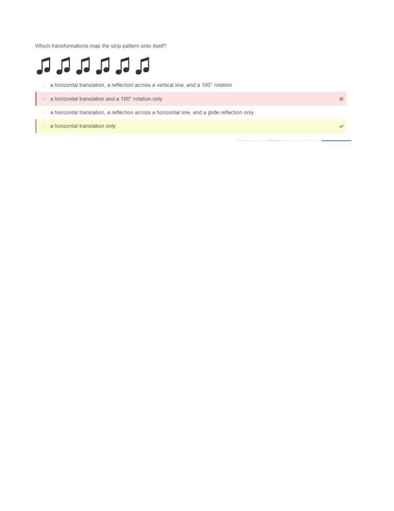 Which transformations map the strip pattern onto itself-example-1