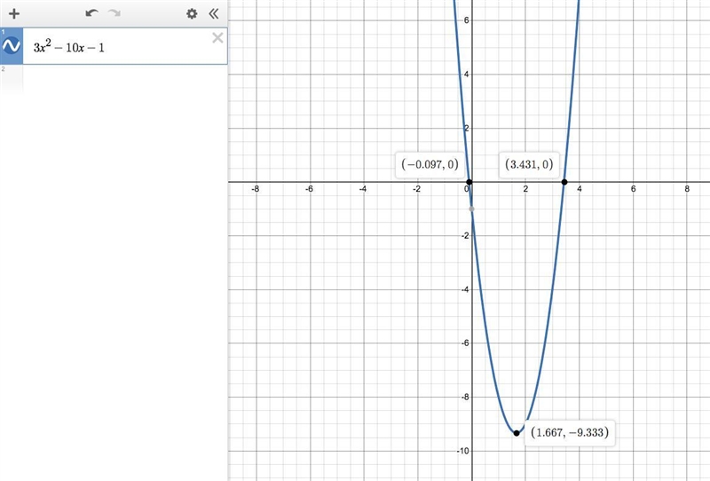 Which equation has the solutions x= 5 ± 2 square root 7 all over 3 1. 3x2 – 5x + 7 = 0 2. 3x-example-1