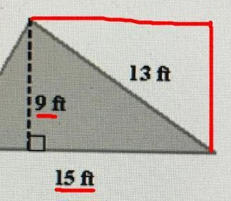 Find the area of the triangle-example-1