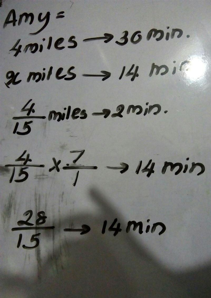 Amy can ride her bike 4 miles in 30 minutes. Sebastian can ride his bike 3 miles in-example-1