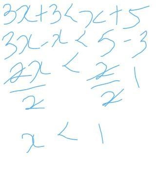 Draw a number line expressing the following compound inequalities. 2x - 2 > 4 and-example-2