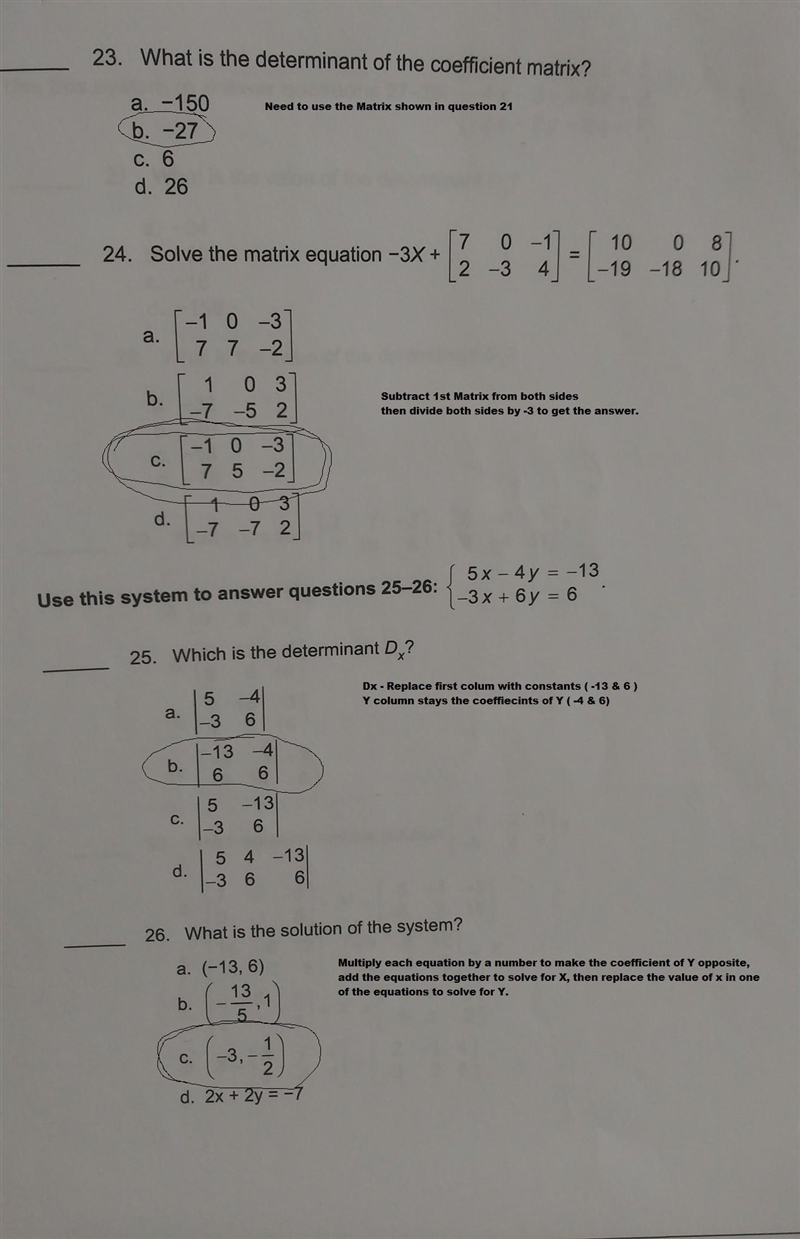 Questions 23-26 I need help with​-example-1