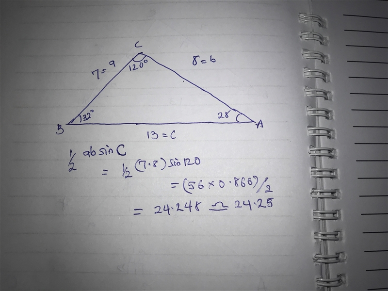 I was asked to find the area of a triangle but all I know is that the longest side-example-1