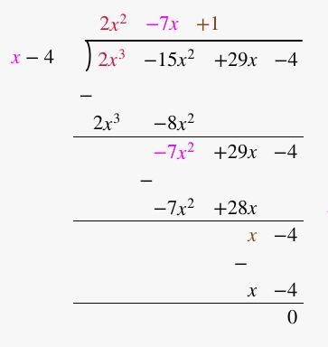 Dividing polynomials using synthetic and long division: For #64-66, a polynomial and-example-3