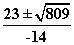 What are the solutions of the quadratic equation below? -7x2 - 23x + 10 = 0 A. B. C-example-1