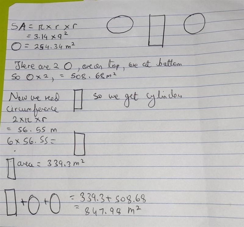 . What is the surface area of this figure? Round your answer to the nearest tenth-example-1