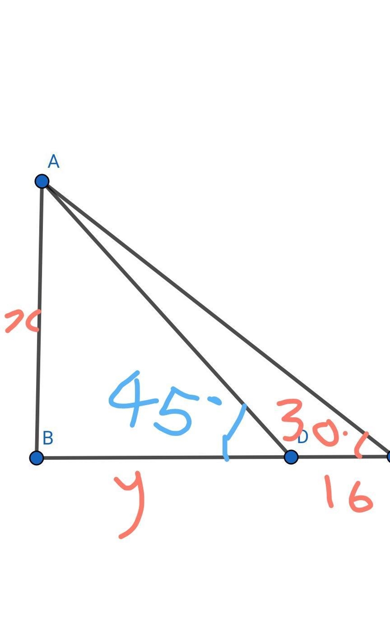 As John walks 16 ft towards a chimney, the angle of elevation from his eye to the-example-1