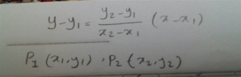 1. Write an equation in slope-intercept form of the line that passes through the given-example-1