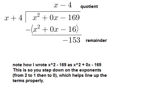 Use the remainder theorem to determine if x = -4 is a zero of the following polynomial-example-1