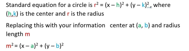 Select the correct answer. What is the general form of the equation of a circle with-example-1