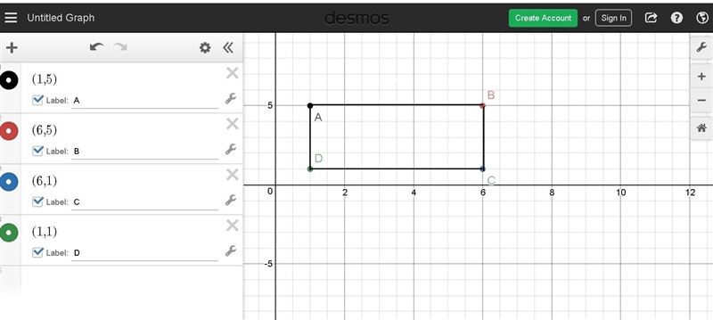 The coordinates for the vertices of a patio are (1,5) (6,5) (6,1) and (1,1). Each-example-1