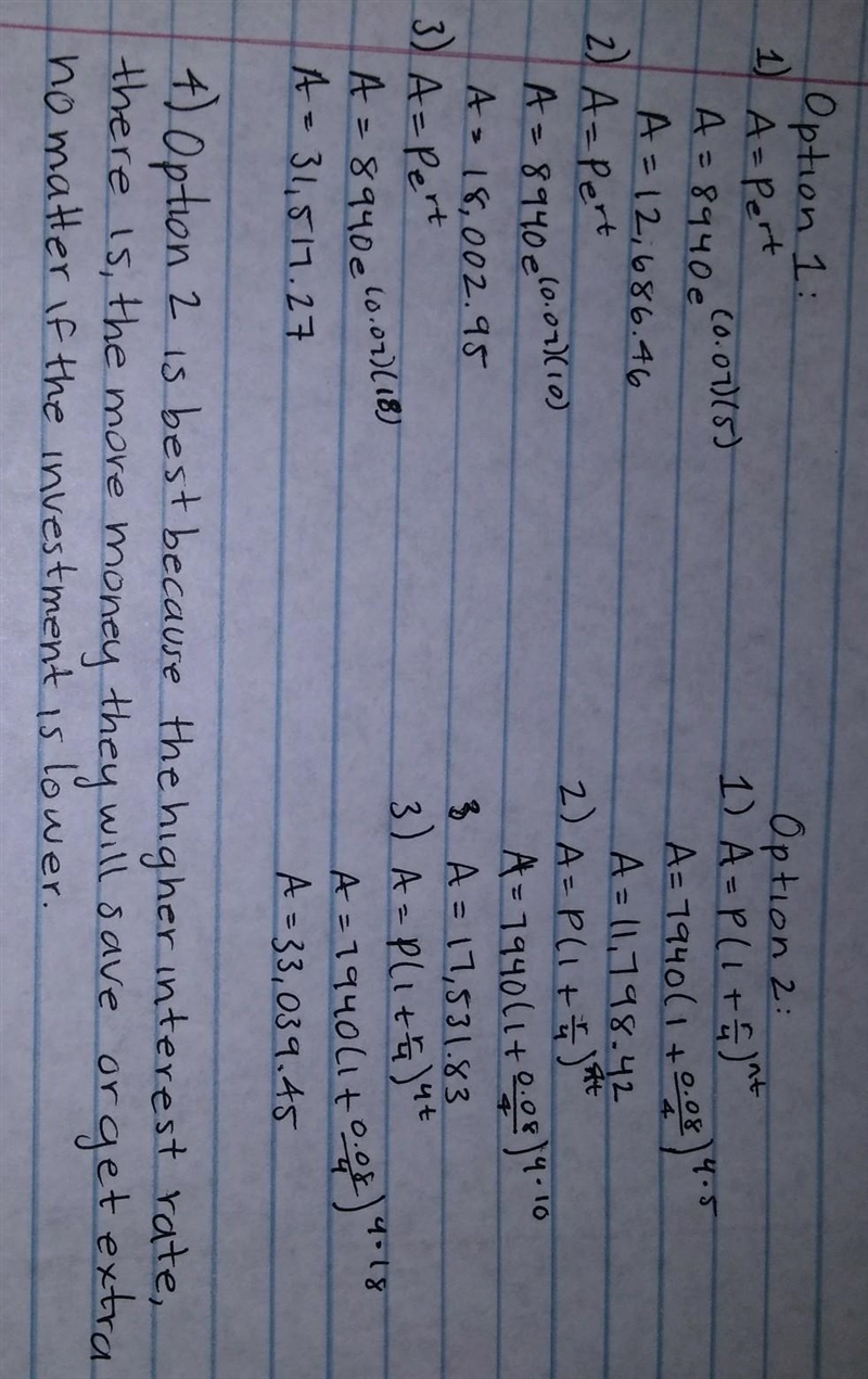 [ Algebra 2 ] Log and Exp Project round to the nearest cent Okay I really need help-example-1