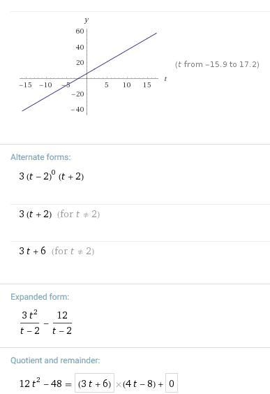 Simplify the fraction (4t^2-16/8) / (t-2/6)-example-2