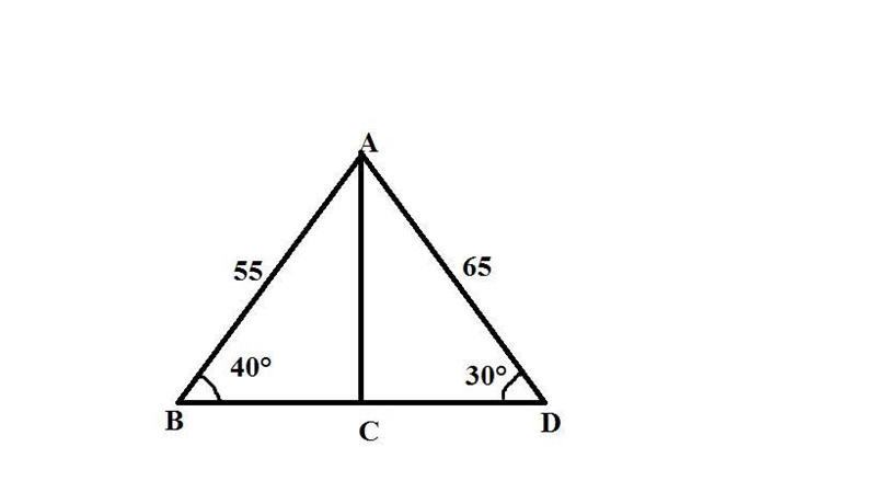 A surveyor, Toby, measures the distance between two landmarks and the point where-example-1