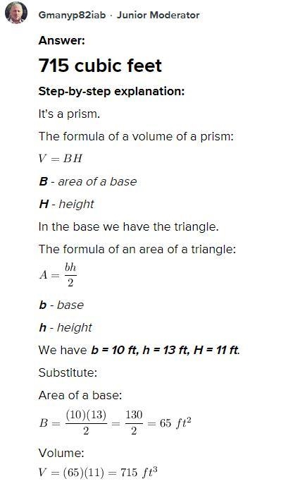 Correct answer only please! What is the volume? ___ cubic feet-example-1