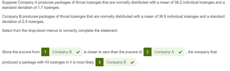 PLEASE HELP ASAP!!! CORRECT ANSWER ONLY PLEASE!!! Suppose Company A produces packages-example-1