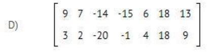 The table shows the highs and lows in temperature over the last week in two towns-example-1