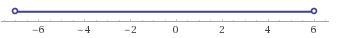 Solve for x: −8 < x − 1 < 5 −7 < x < 6 7 < x < 6 −7 > x > 6 7 &gt-example-1