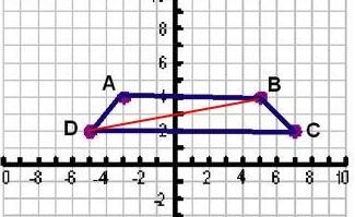 What is the length of the diagonal in the trapezoid below? Round to the nearest hundredth-example-1