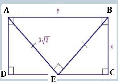 Find the value of x and y. ( ANSWER NEEDS TO BE IN REDUCED RADICAL FORM )-example-1