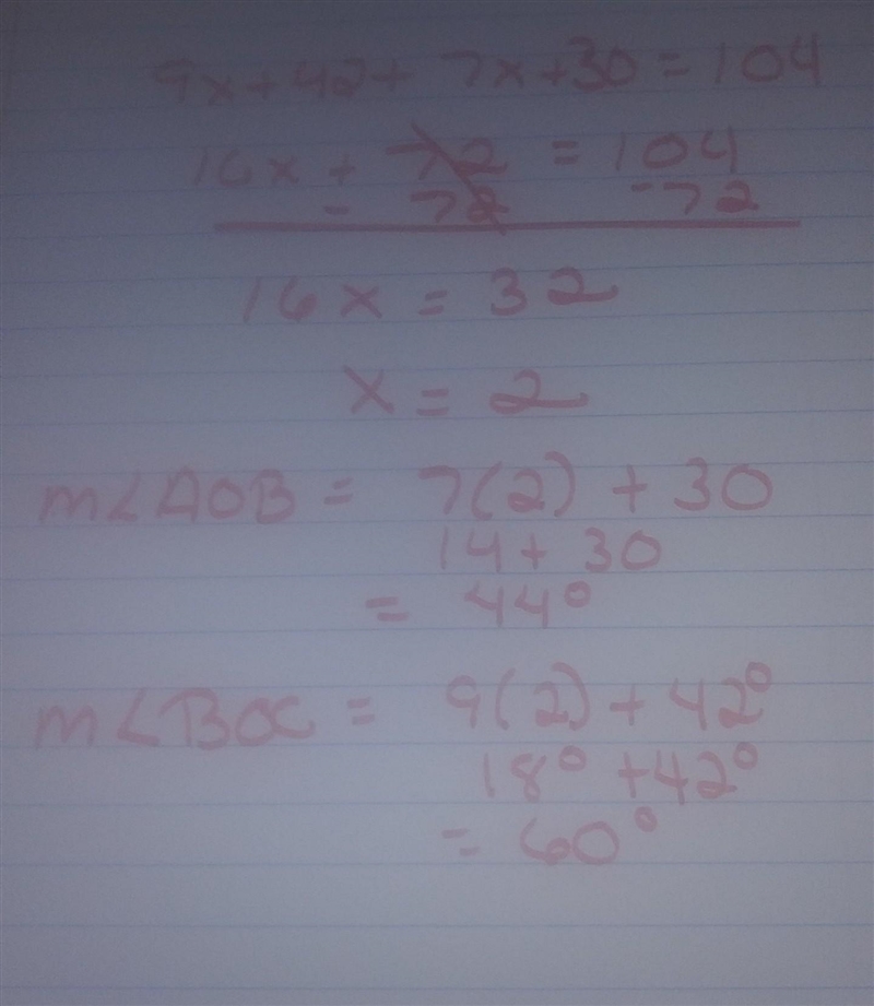 Can someone help me on Geometry? It's called "Equation practice with angle addition-example-1