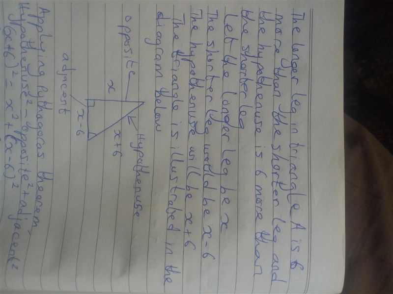 Please help!! Find the lengths of each side of the following right triangles. Show-example-1