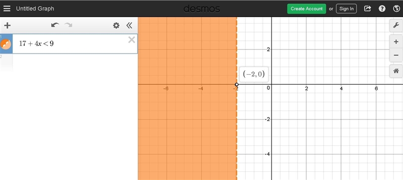 Kelsey is solving the inequality 17+4x<9. To solve the inequality, she begins by-example-1