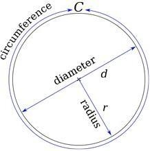 50 points. How do I find circumference? I don't need just the formula, I need the-example-1