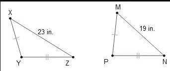 If mAngleP = 85°, which is a possible measure for AngleY? mAngleY = 80° mAngleY = 85° mAngleY-example-1